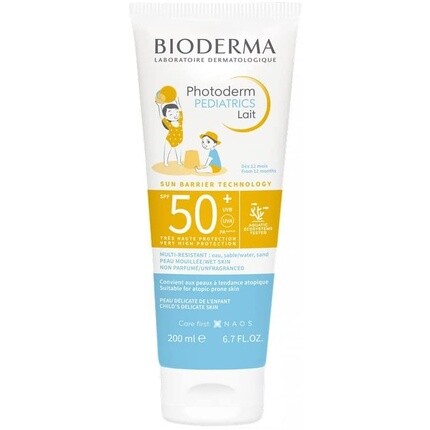 

Photoderm Pediatrics Lait Spf50+ 200мл, Bioderma