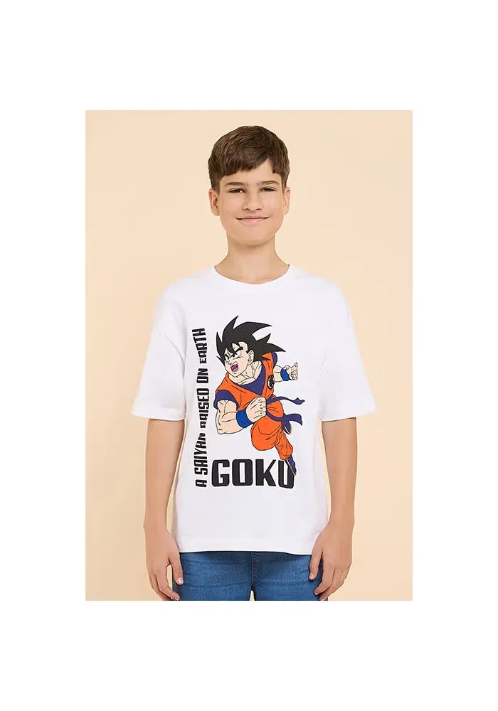 Футболка с принтом Goku R&B, кремовый