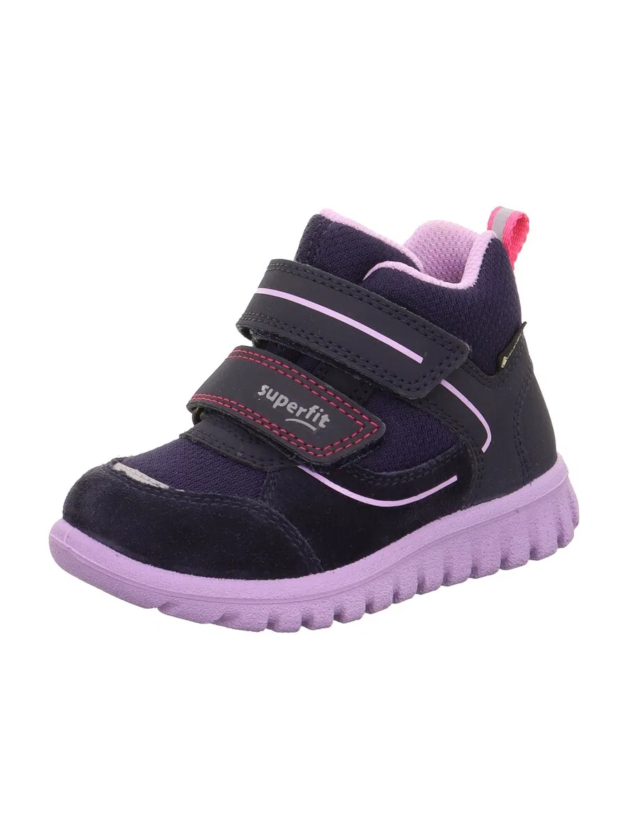 Детские кроссовки SUPERFIT First-Step 'SPORT7 MINI' в цветах баклажан, фиолетовый, лавандовый
