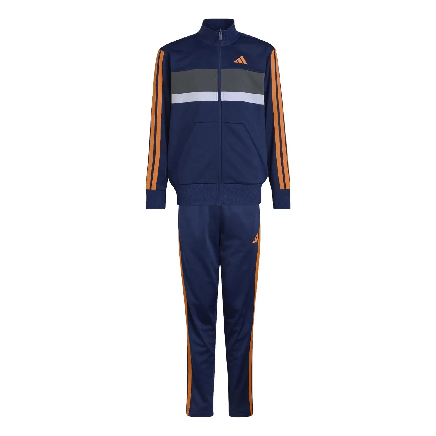Детский спортивный костюм с принтом 3S Tiberio Track Suit Adidas, Dunkelblau Orange Mediterranes Blau