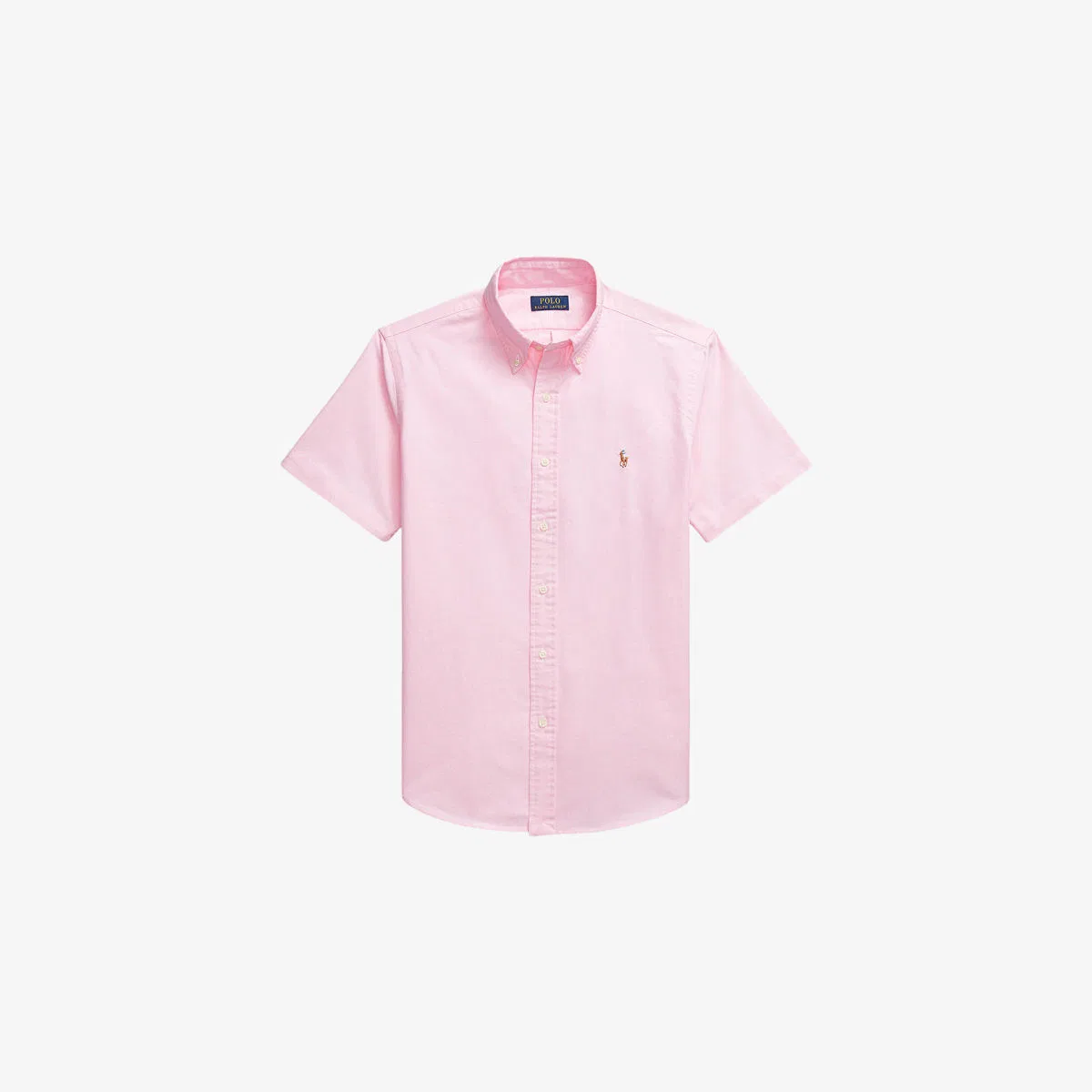 Хлопковая рубашка с вышитым логотипом Polo Ralph Lauren