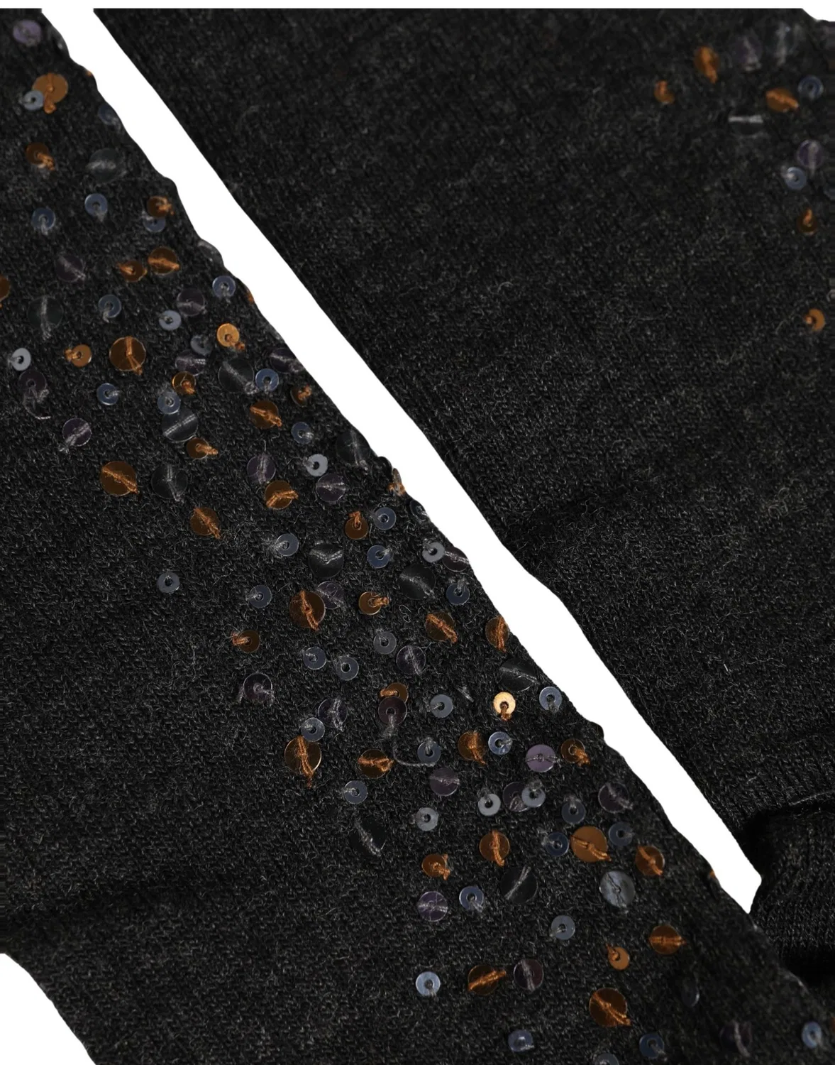 Женские высокие носки с пайетками Knee High Dolce & Gabbana, Dark Gray