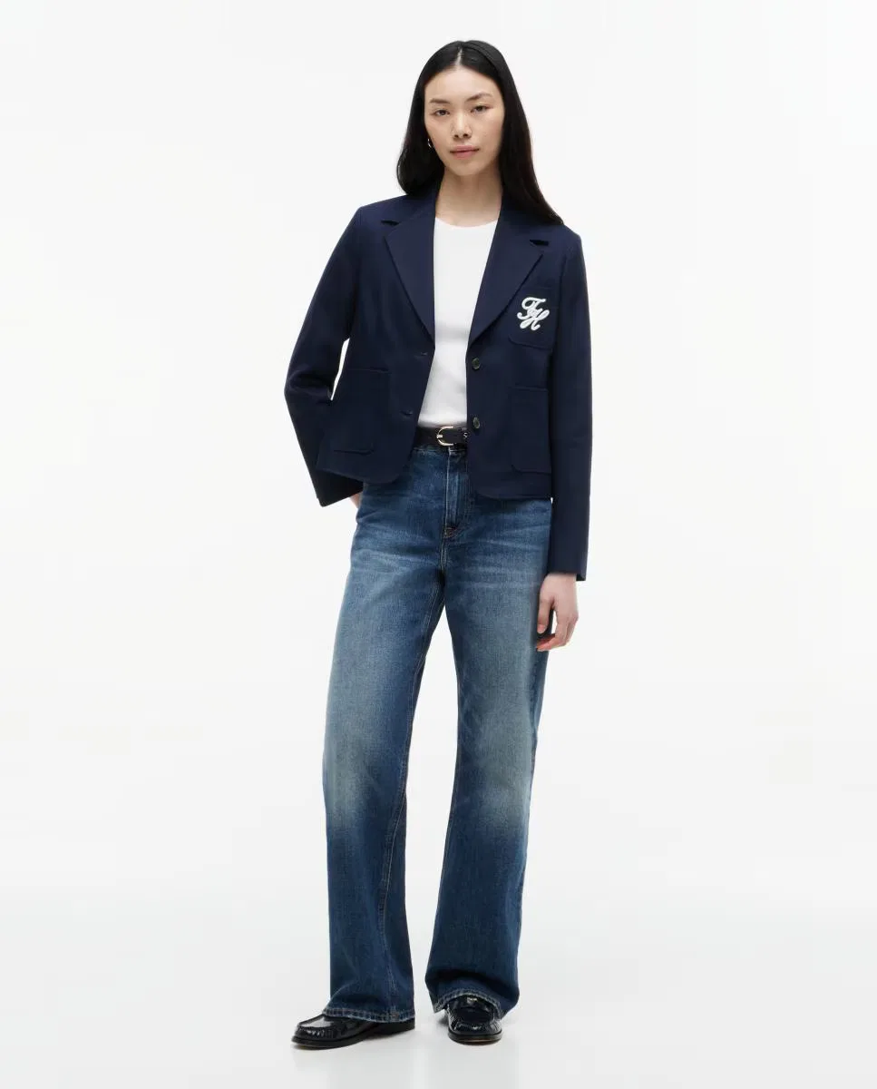 Пиджаки, Blazer Chino Logo Pecho, Tommy Hilfiger, темно-синий — фото 2