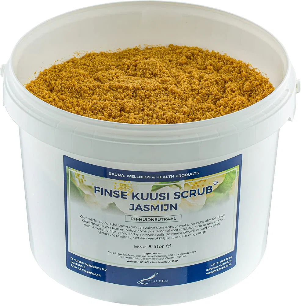 Скраб для тела Finse Kuusi Scrub Jasmine, 5 л, Claudius