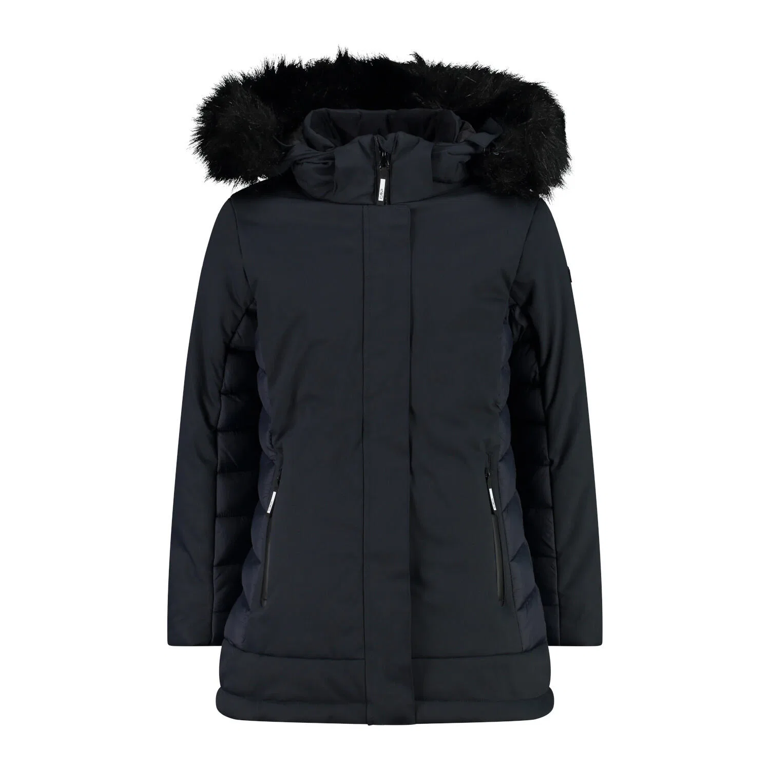 Детская куртка для девочек с капюшоном Kid G Jacket Snaps Hood Cmp, Schwarz