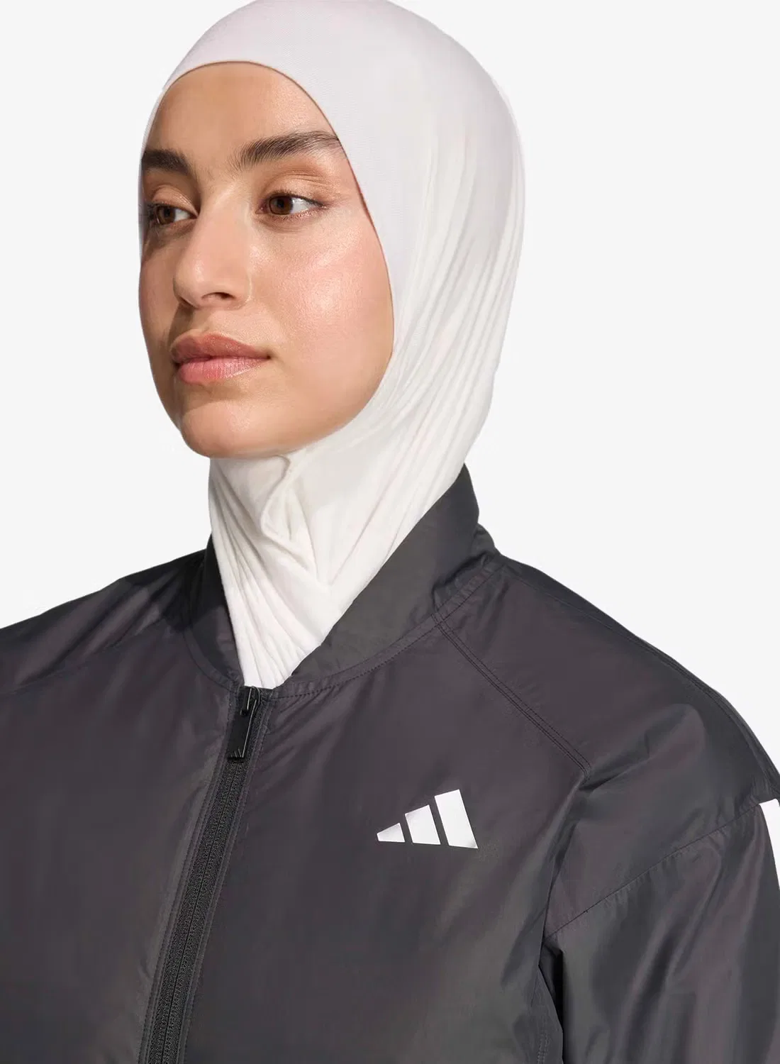 Куртка-бомбер утепленная с технологией Climawarm 3-Stripes essential insulated Adidas, черный — фото 3