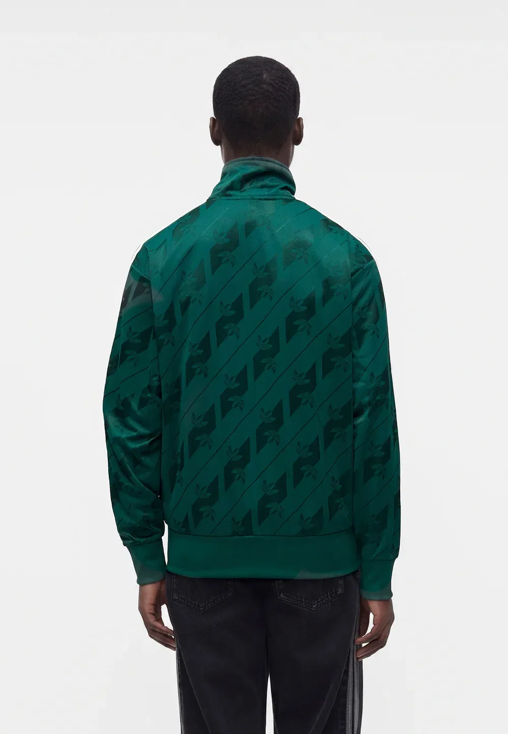 Куртка Monogram Firebird - летняя куртка Adidas Originals, Collegiate Green — фото 3