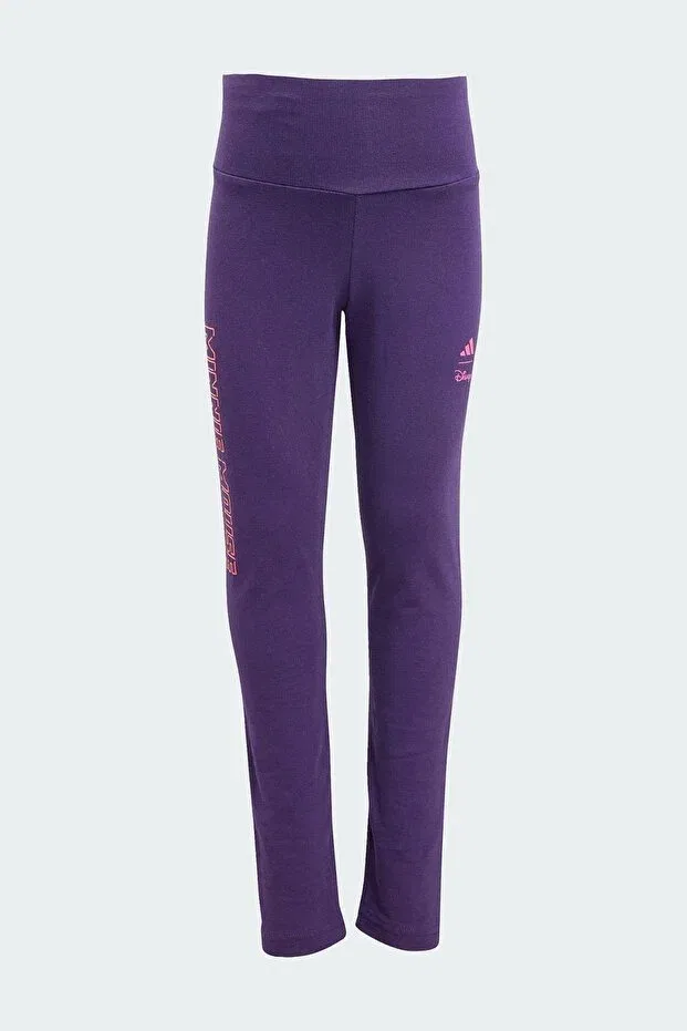 Детские леггинсы для девочек с принтом Minnie Printed Adidas, Purple — фото 4
