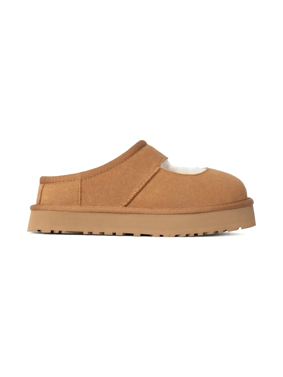 UGG Тапочки Bea Mary Jane из замши, коричневые — фото 4