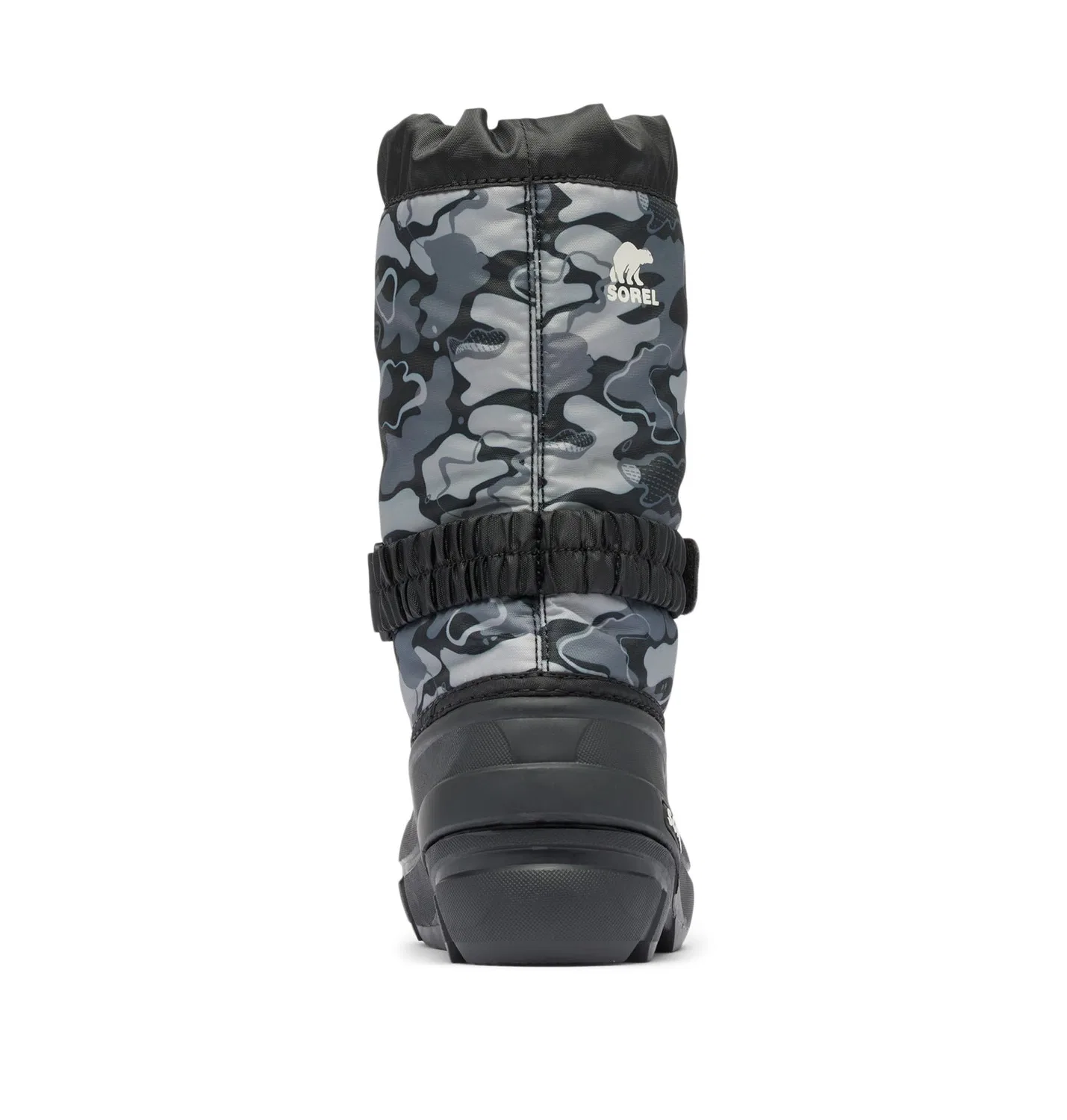 Детские ботинки для мальчиков зимние Flurry Boot Print Sorel, Hollow Black — фото 3