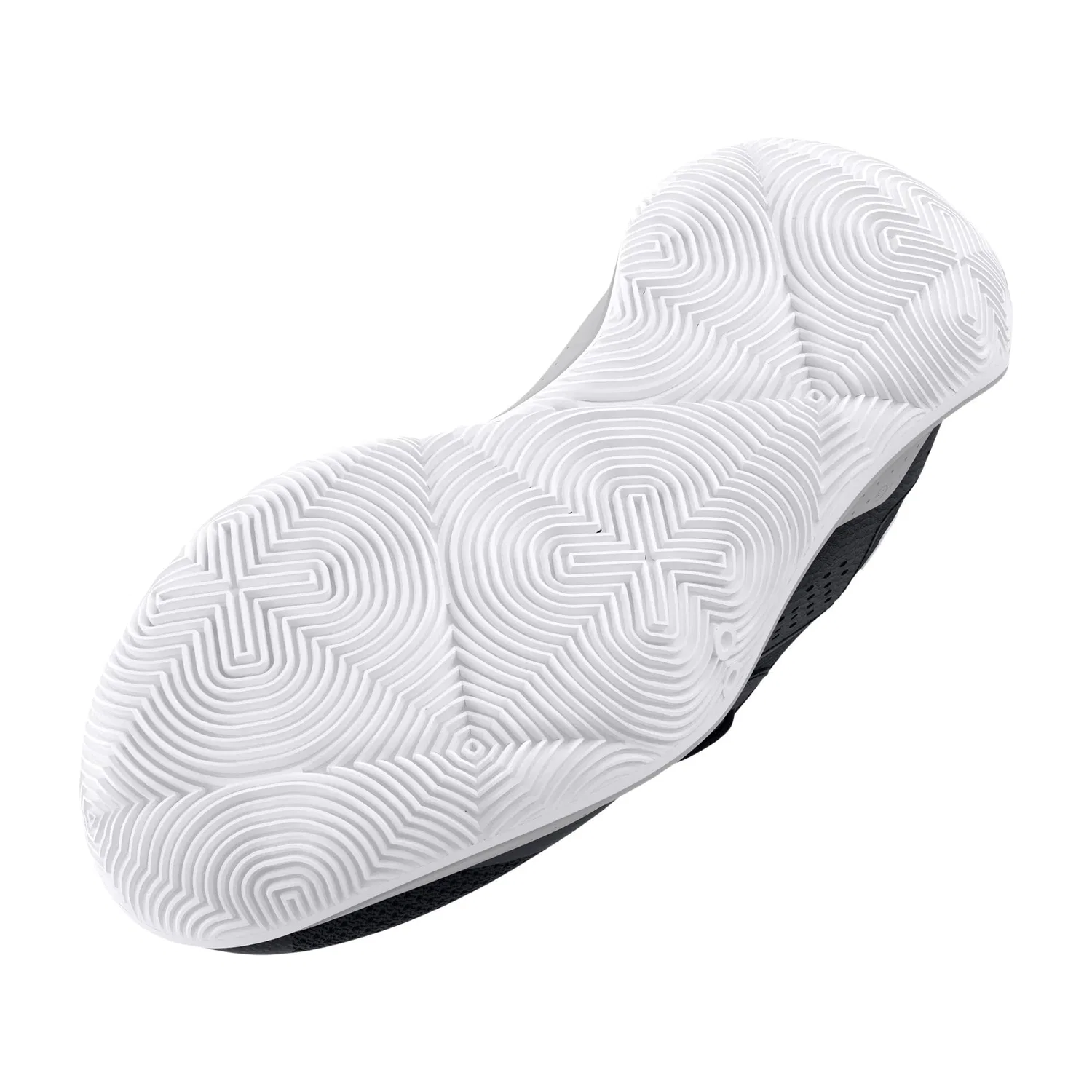 Детские баскетбольные кроссовки для мальчиков с шнуровкой Jet '23 Under Armour, Black Jet Grey White — фото 4