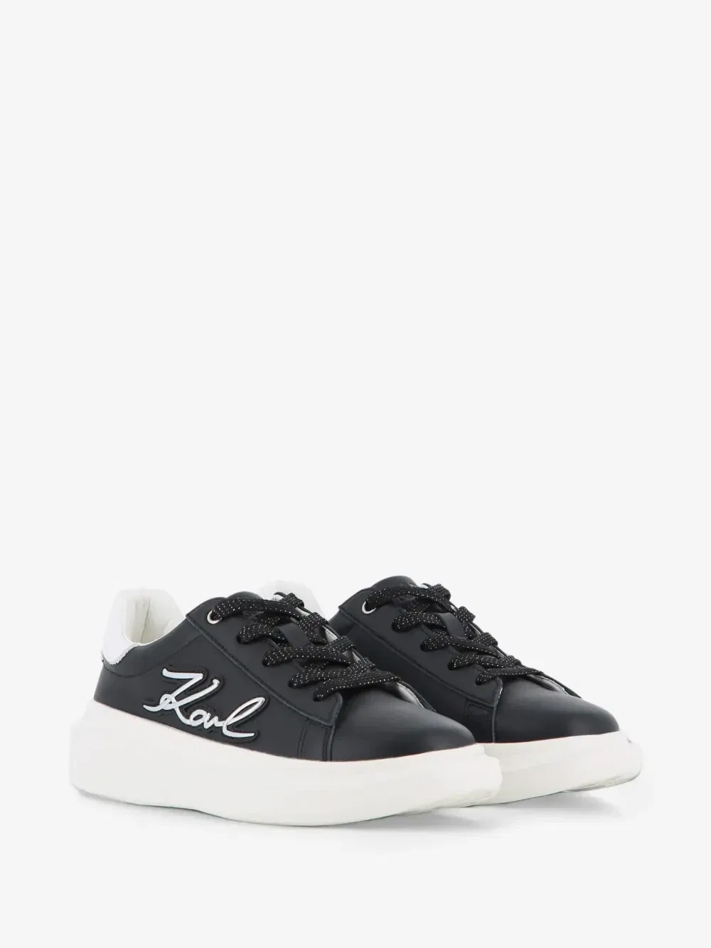 Кроссовки Kapri с логотипом Karl Lagerfeld Kids, черный