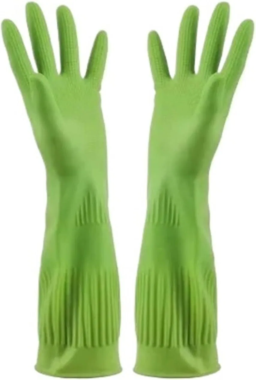 Моющие перчатки Cleaning Gloves, 1 пара, YUPLIODSX, L, Grün