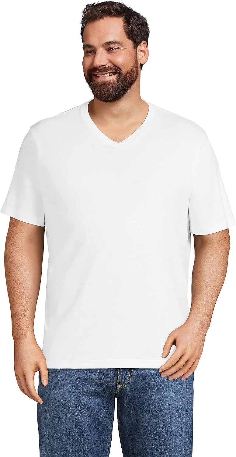 Мужская футболка с V-образным вырезом C&A Collection, White