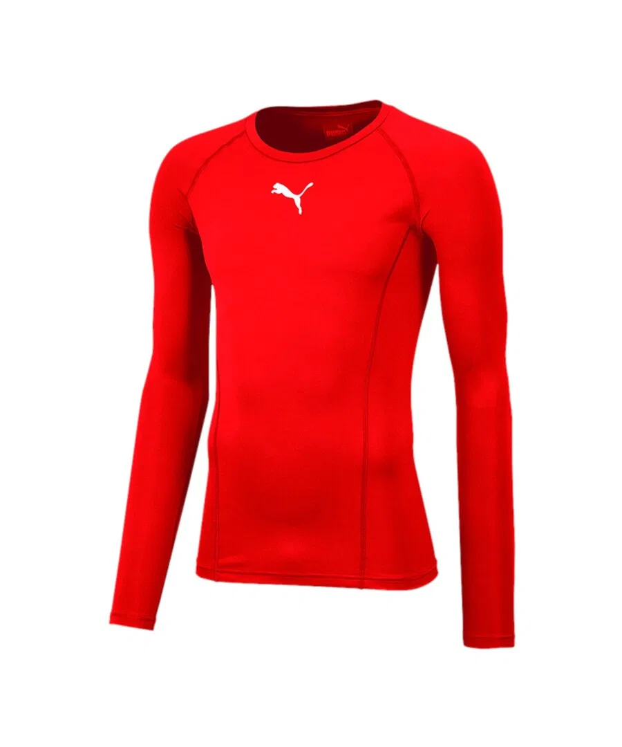 Спортивная футболка PUMA ярко-красного цвета — фото 2