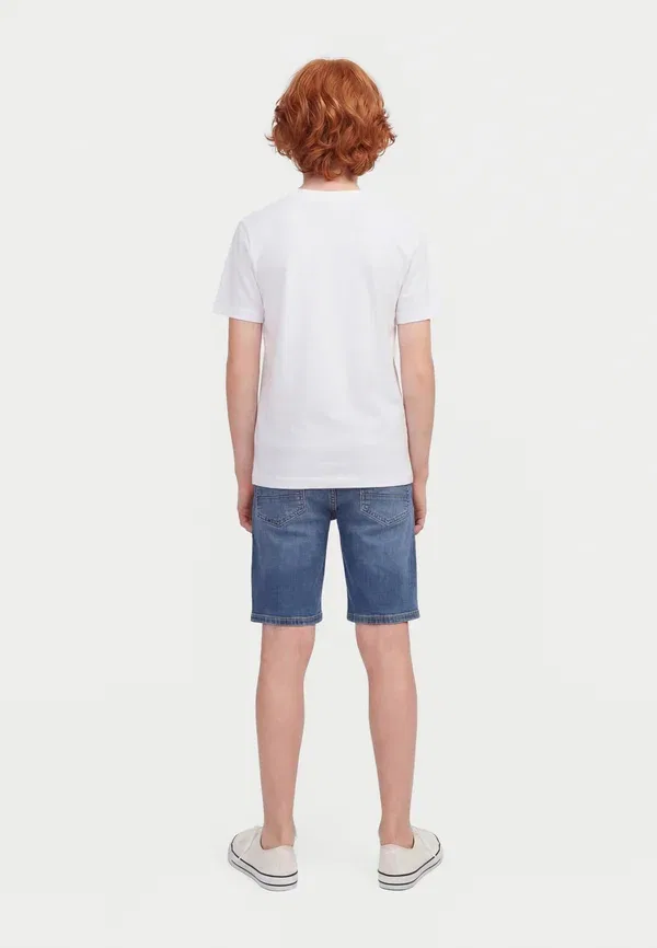 Набор из 3 детских футболок с принтом Jack & Jones Junior, белый/синий — фото 2