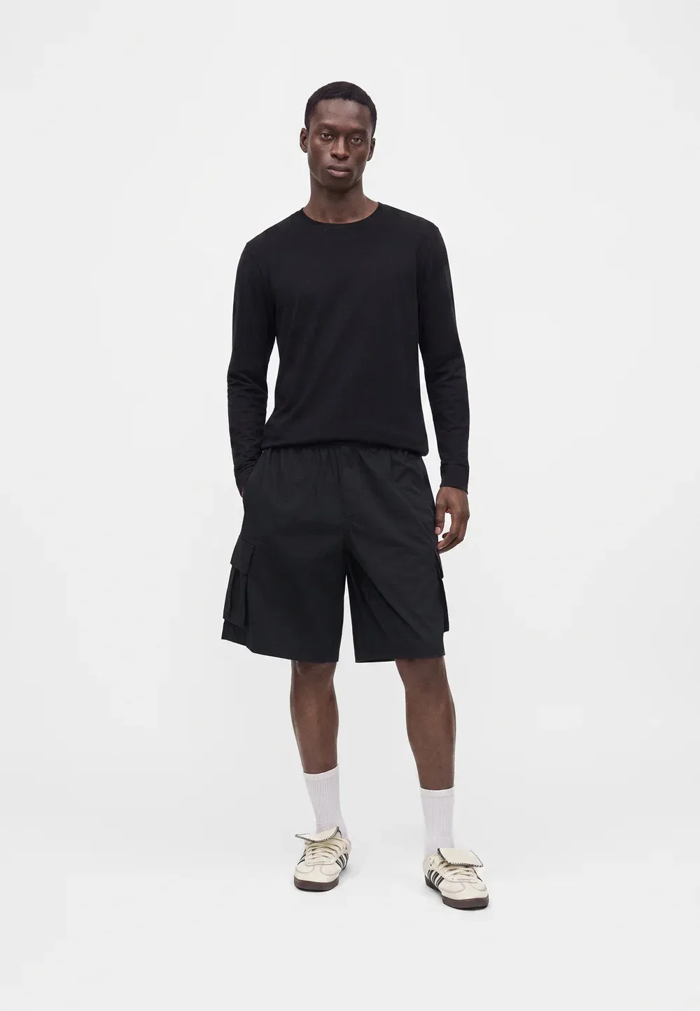Скейтбординг - шорты Adidas Originals, Black — фото 2