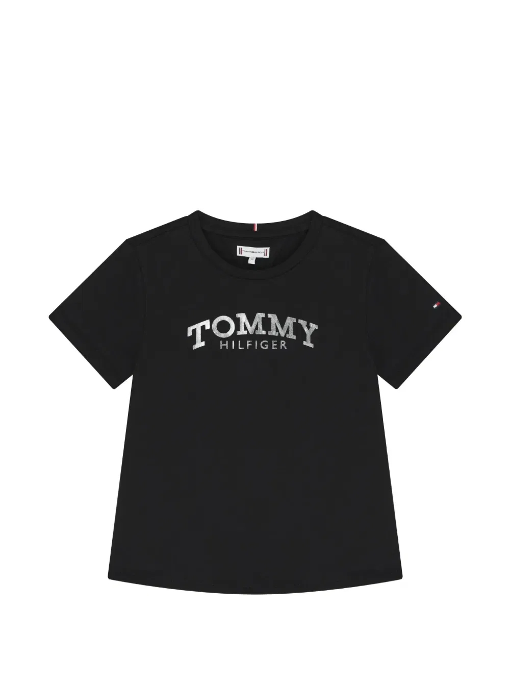 Футболка с круглым вырезом Tommy Hilfiger Junior, черный