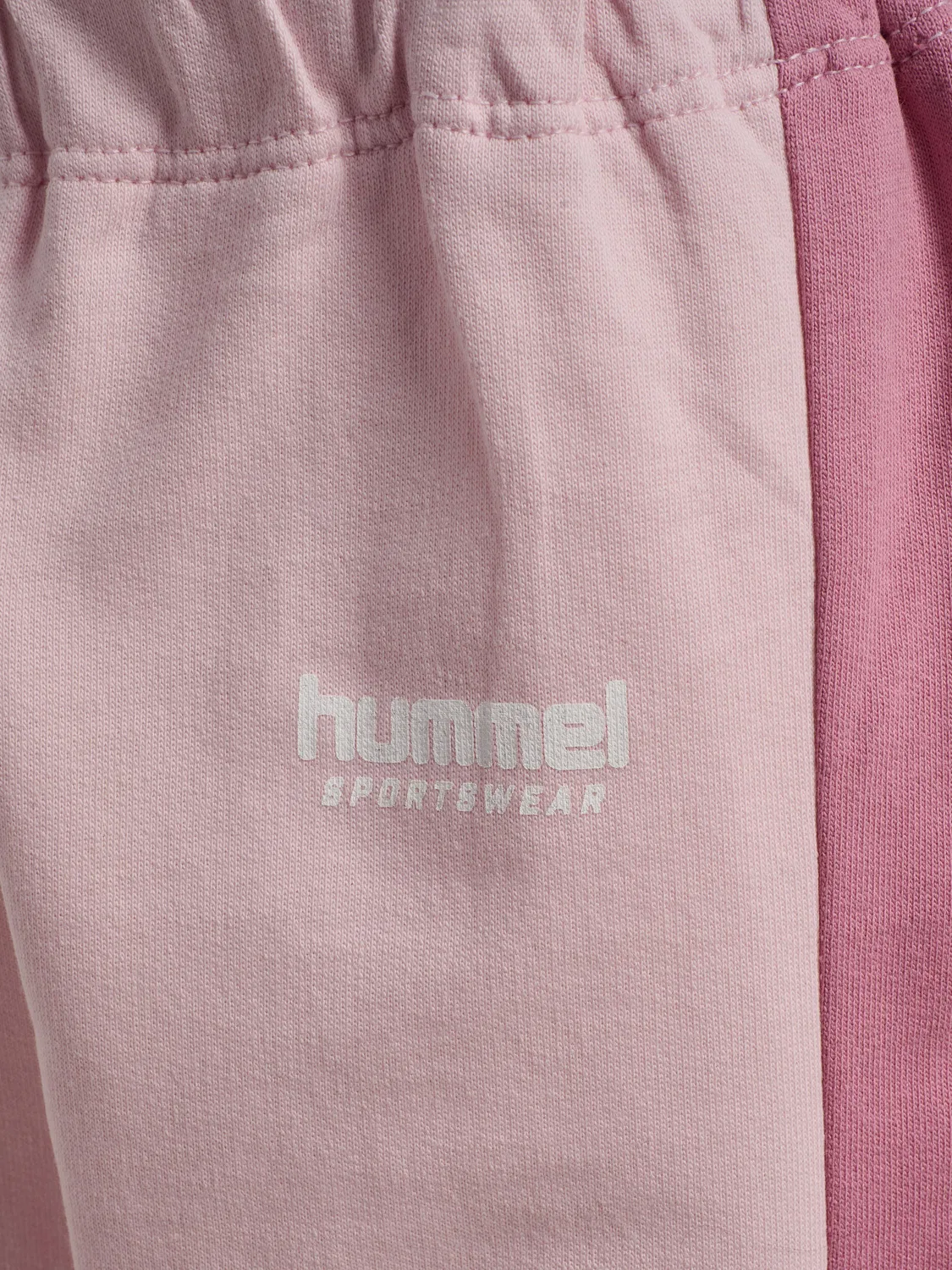 Детские брюки из органического хлопка с регулируемой талией Hmlmini Hummel, Rosa — фото 3