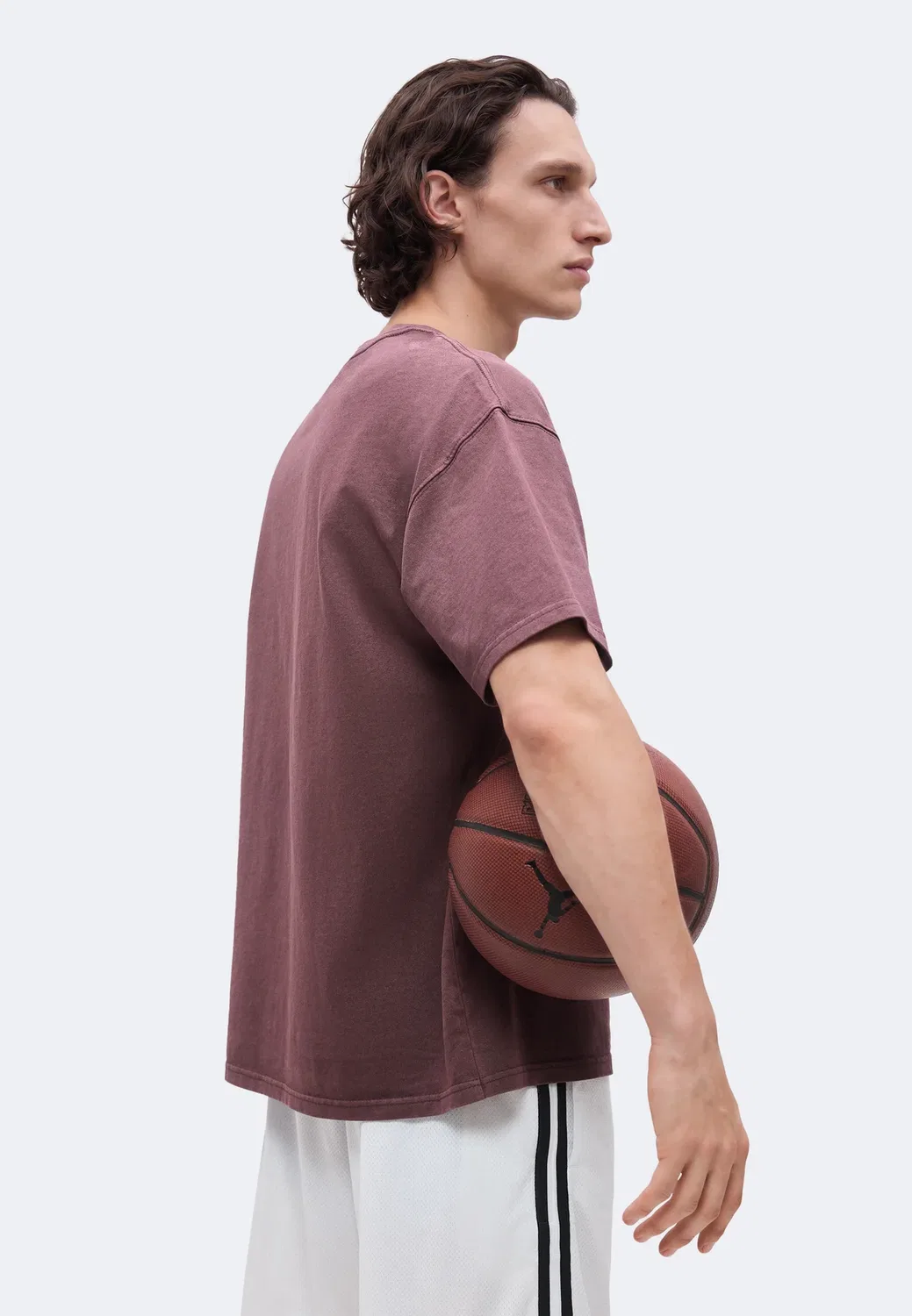 Футболка «Кошмар» - футболка с принтом Nike Performance, Burgundy Crush — фото 4