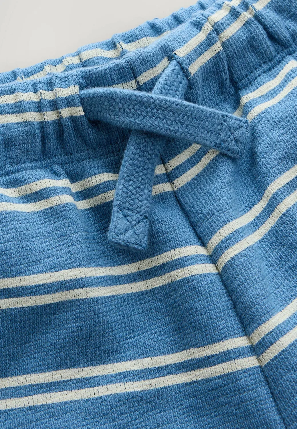 Шорты стандартного кроя с текстурированной поверхностью Next, Blue Stripe — фото 2