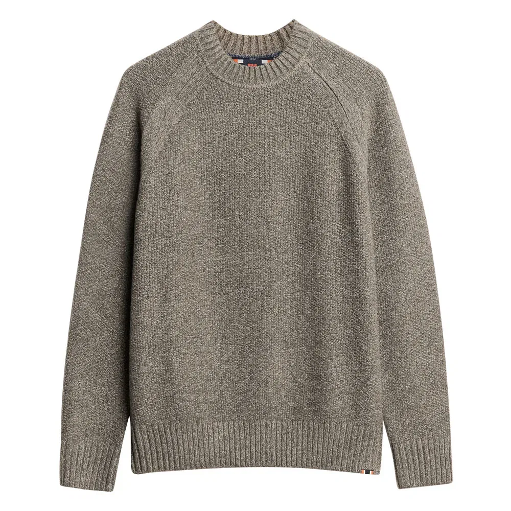 Свитер Chunky Raglan Superdry, коричневый
