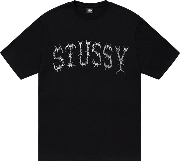 

Футболка Stussy Barb Tee 'Black', черный