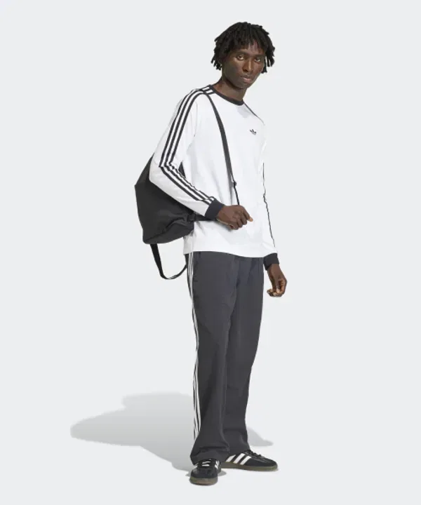 Футболка с длинным рукавом с 3 полосками, Adidas, белый — фото 4