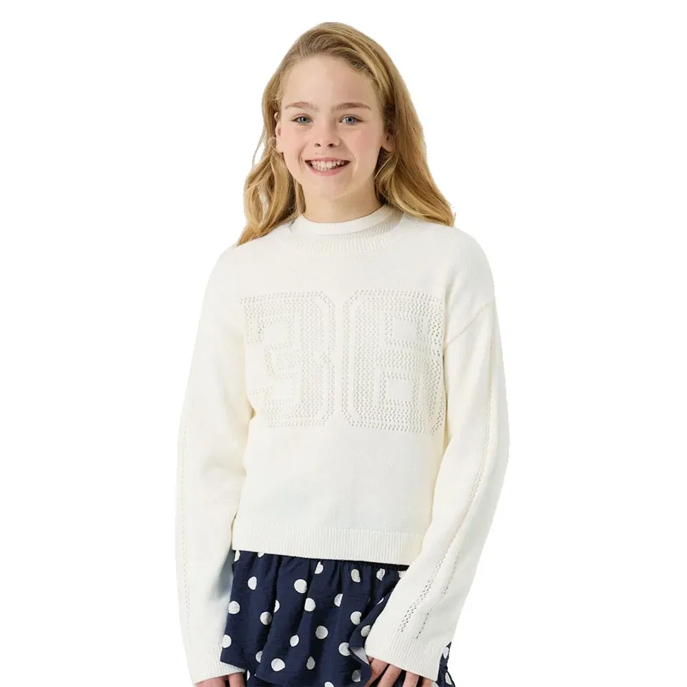Детский свитер для девочек Garcia S262641, White