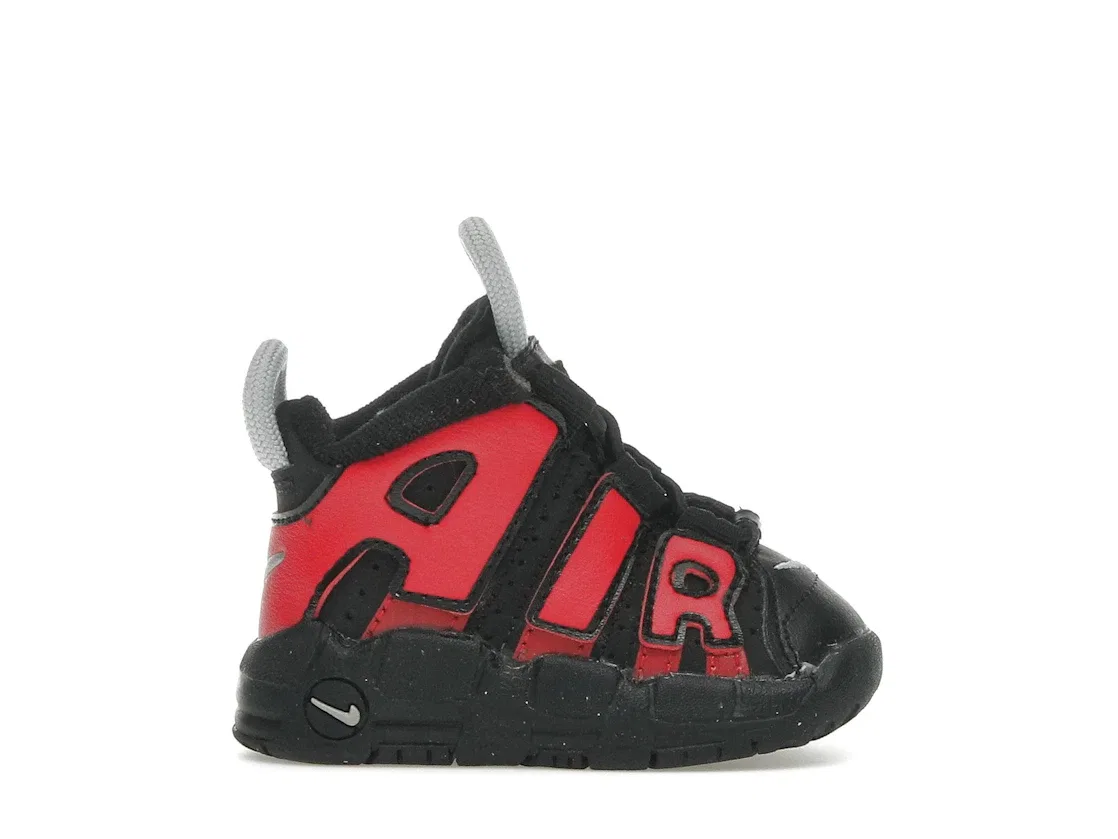 Детские кроссовки Lifestyle Nike Air More Uptempo Nike, Black/University Red-Midnight Navy-White