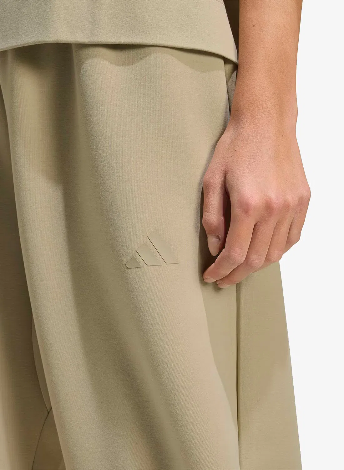 Штаны свободные Soft Lux Adidas, белый — фото 3