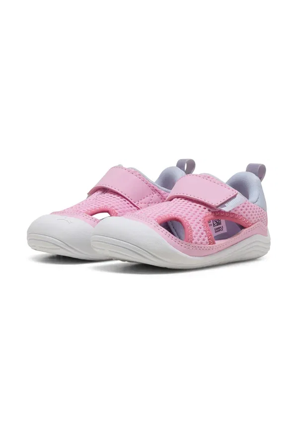Сандалии с синтетическим верхом Kitten summer v inf unisex - walking sandals Puma, Pink Shimmer, Snow Mountain Blue, Magic Rose, синий/розовый — фото 2