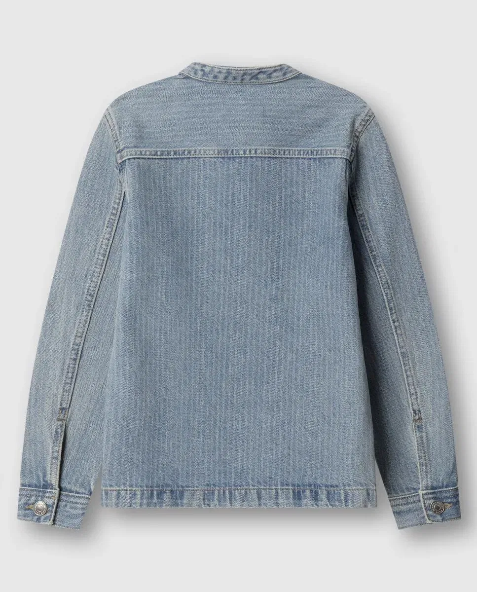 Детская куртка для девочек с принтом Shelly Pepe Jeans, Azul Claro — фото 2