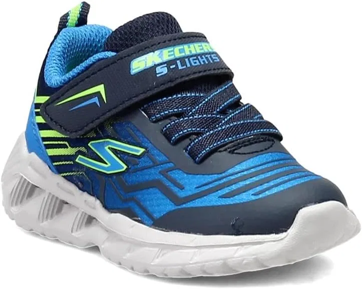 Детские кроссовки для мальчиков со светящейся подошвой Skechers, Navy/Blue — фото 2