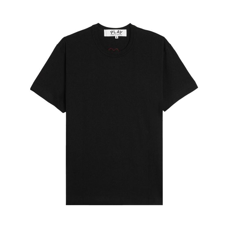 

Футболка Comme des Garçons PLAY Heart Back Emblem T-Shirt Black, черный