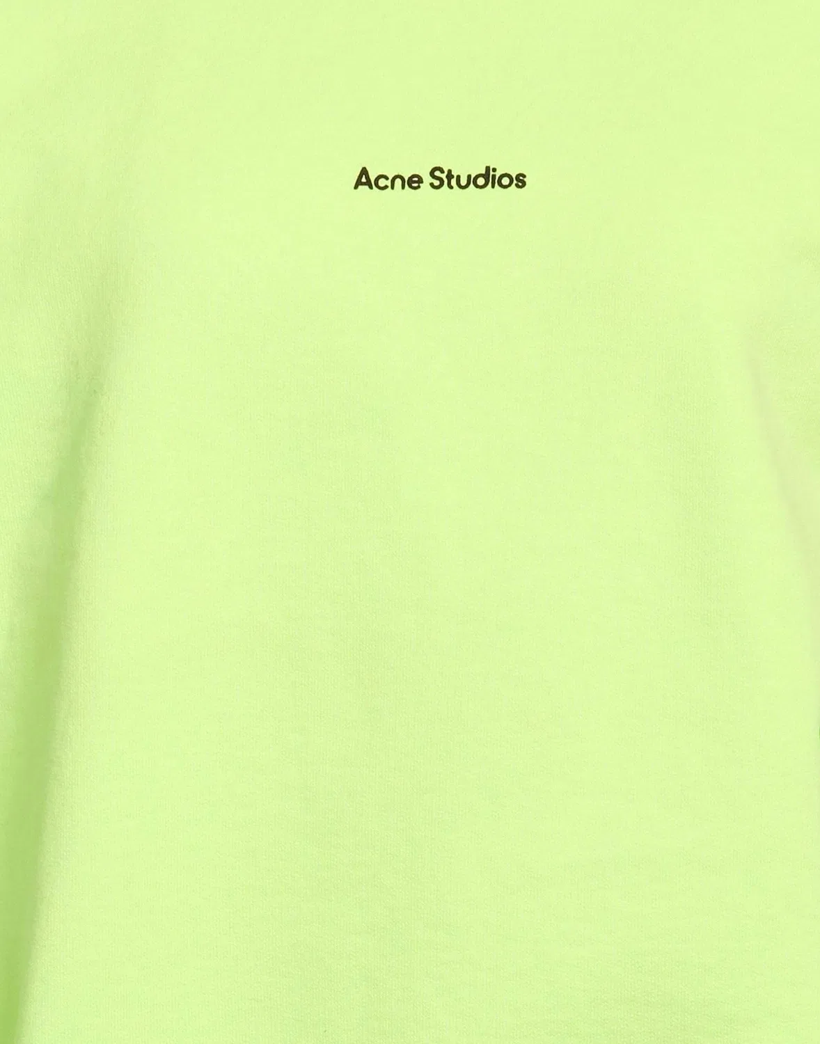 Женский флисовый свитшот Acne Studios, салатовый — фото 4