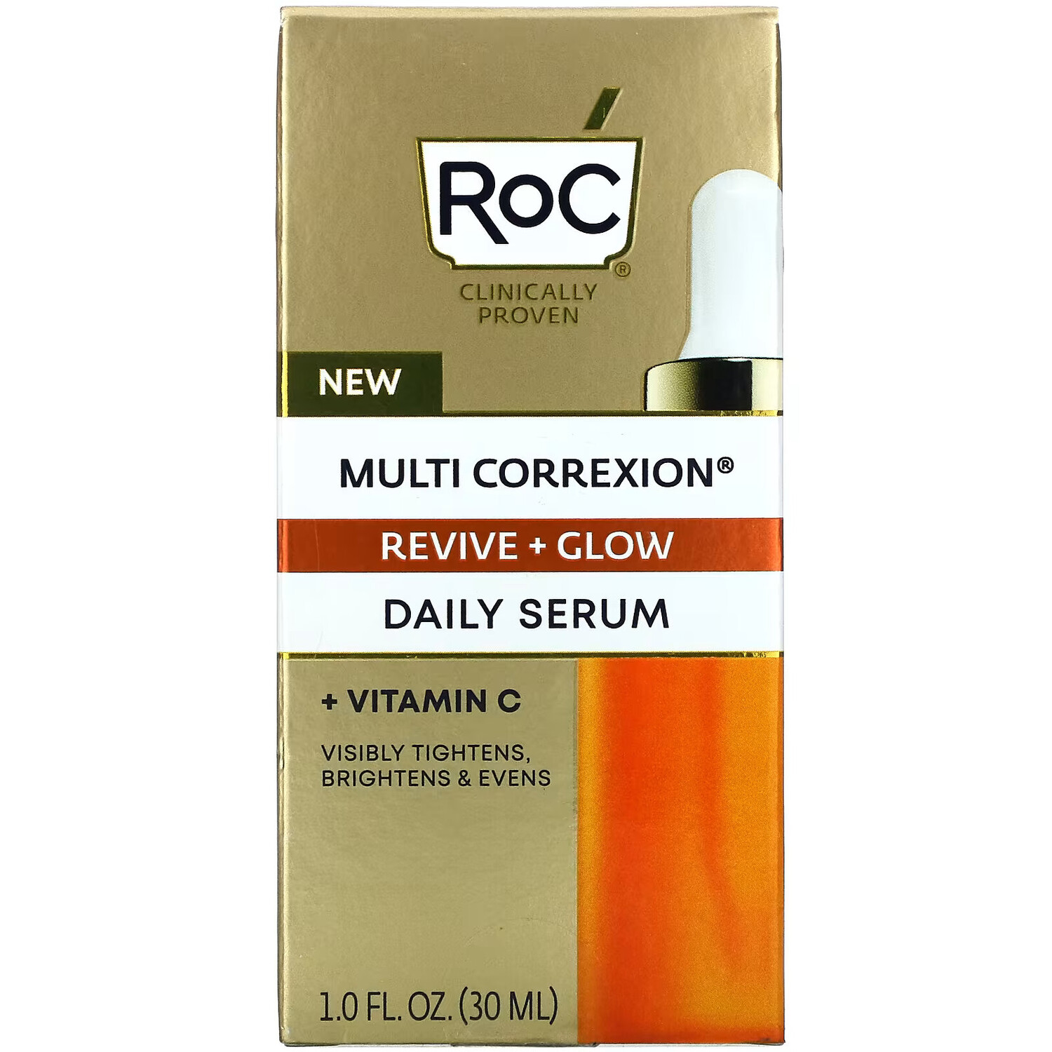RoC, Multi Correxion, Revive + Glow, ежедневная сыворотка с витамином C, 30 мл (1 жидк. Унция) — фото 3