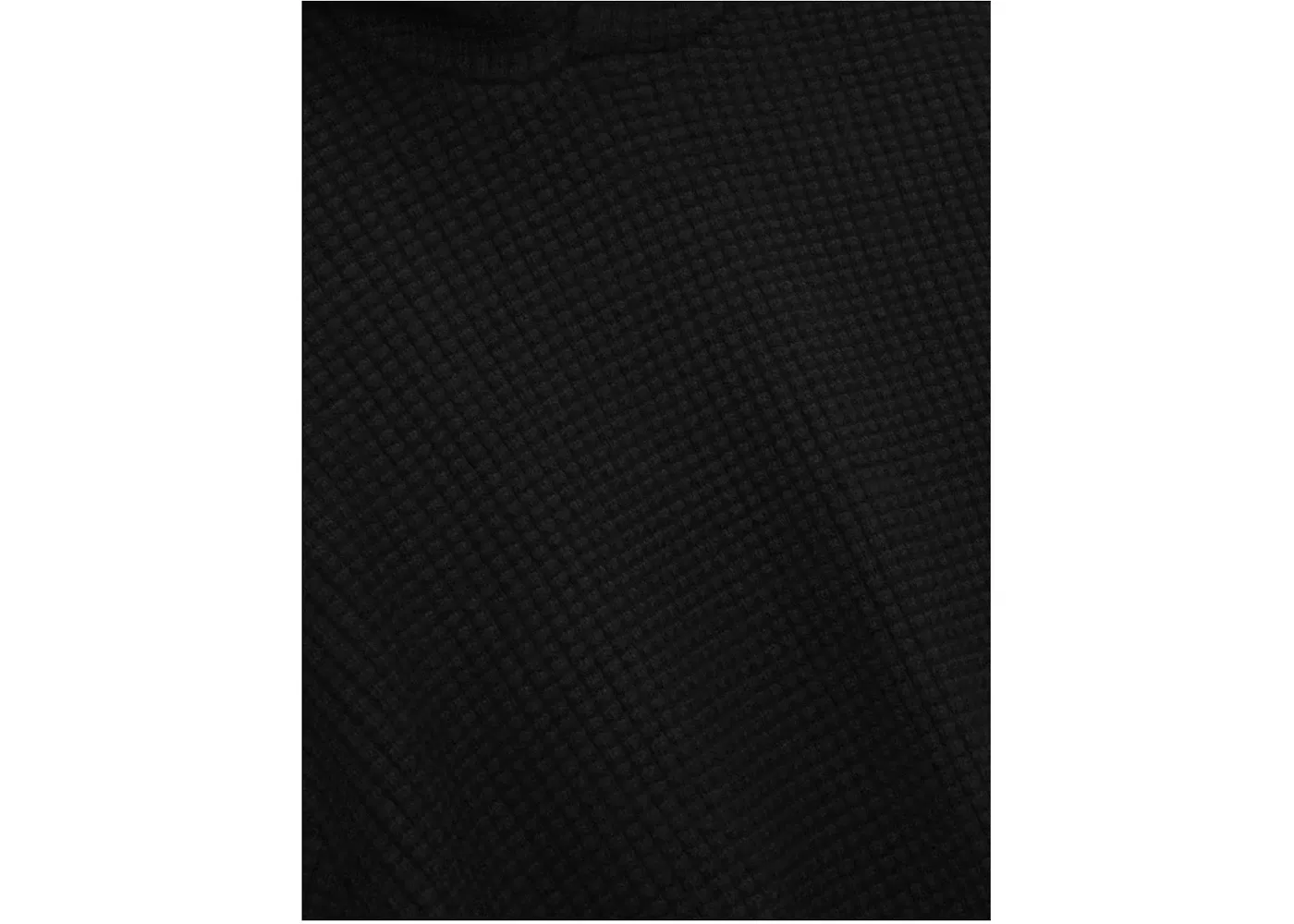 Мужской худи с вафельным узором Fear of God Essentials 90's Hoodie, Vintage Black — фото 3