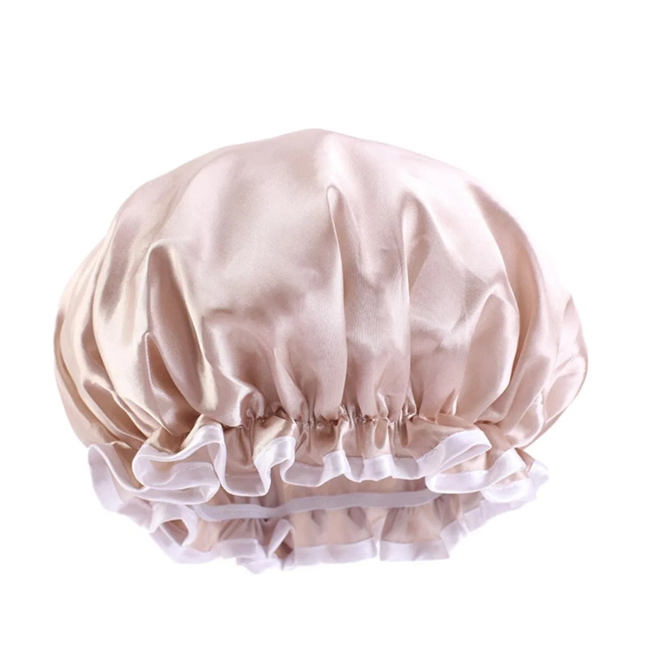 Шапочка для душа 4 шт, Satin, PE, VALICLUD, 25x25 см, Sortierte Farbe — фото 4