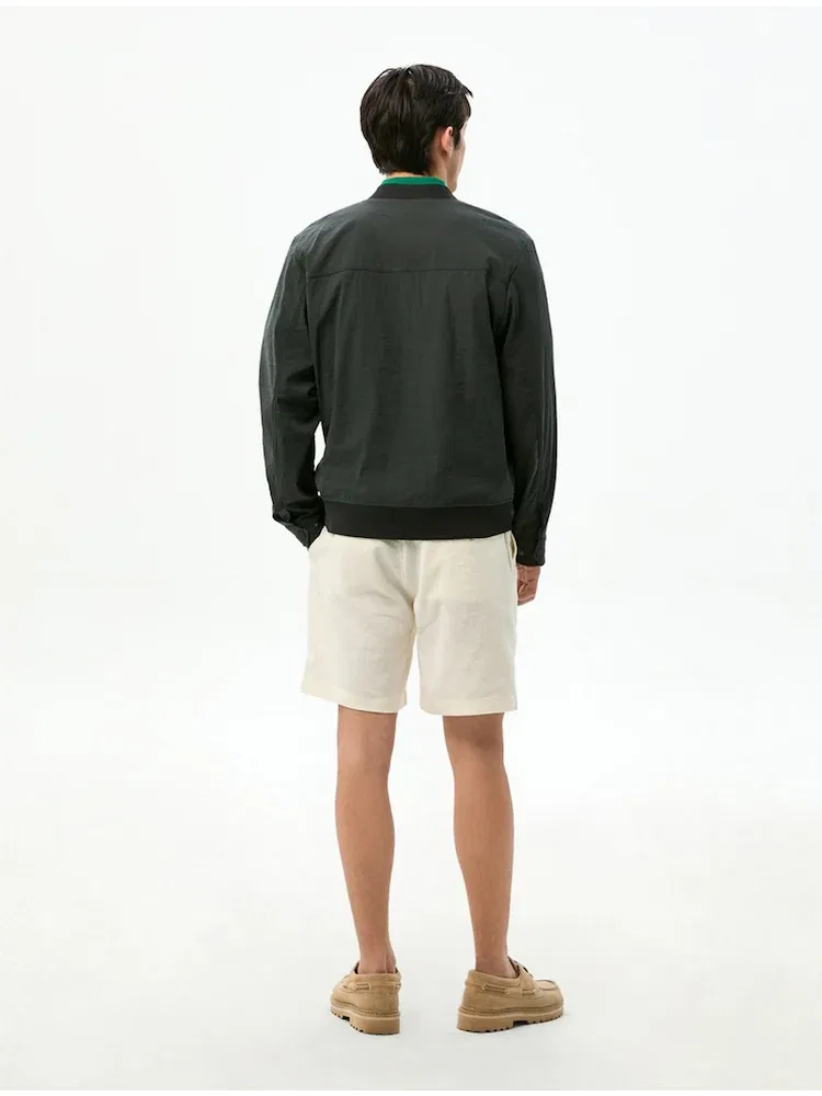 Куртка бомбер из нейлона Regular Fit TOMMY HILFIGER, Black — фото 3