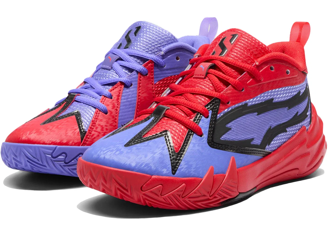 Детские кроссовки для мальчиков Puma Scoot Zeros, Dark Amethyst/For All Time Red
