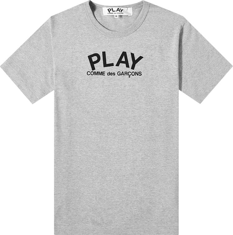 

Футболка Comme des Garçons PLAY Back Logo Heart Tee 'Grey', серый