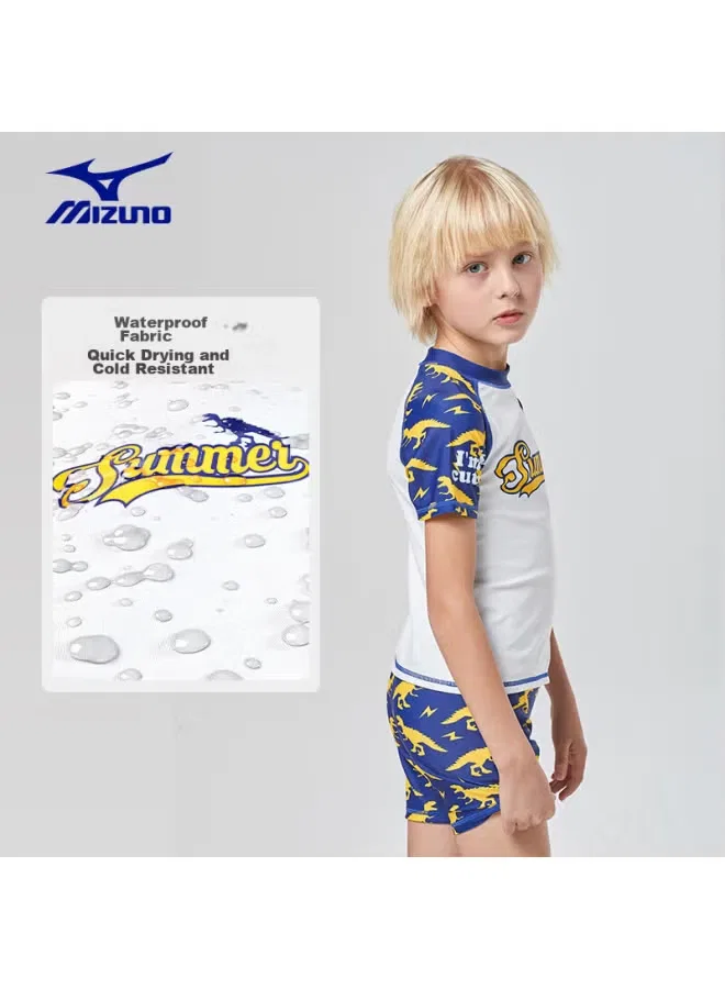 Плавки детские для мальчиков с принтом динозавра, Mizuno — фото 3