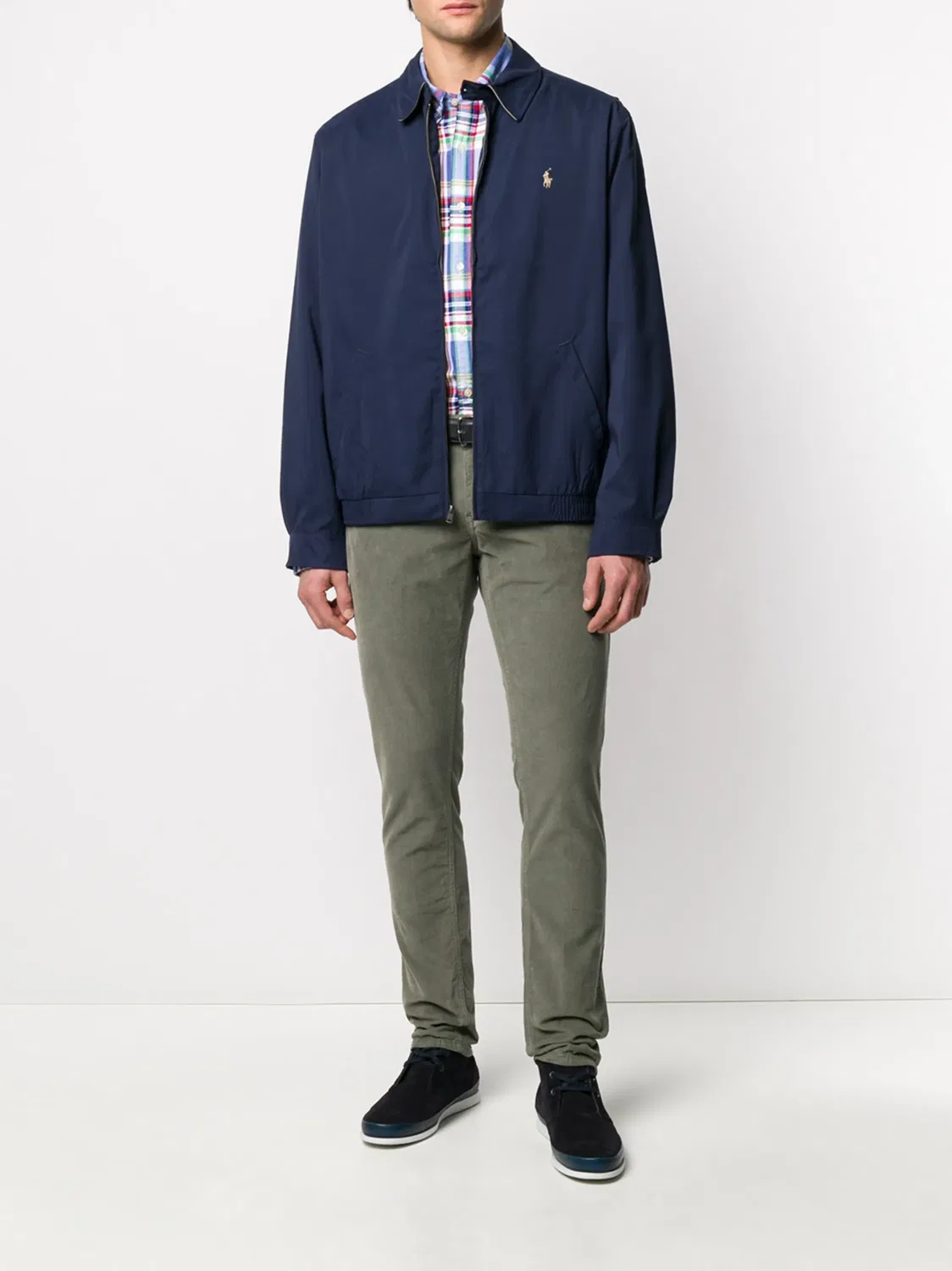 Polo Ralph Lauren Ветровка Harrington синяя — фото 2