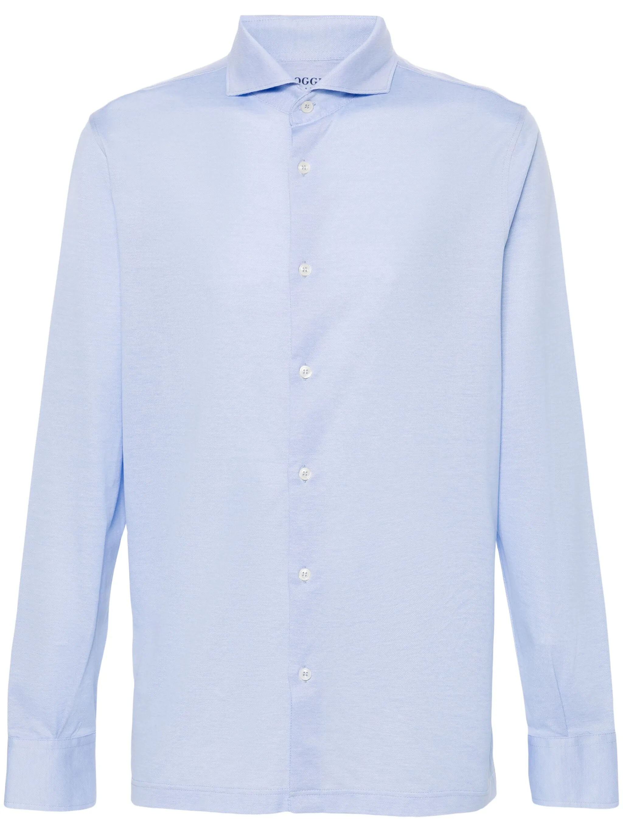 

Рубашка из ткани пике Boggi Milano, синий