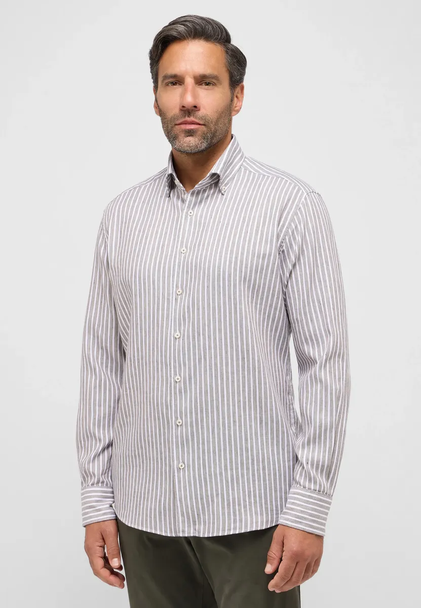 

Рубашка Eterna с длинными рукавами "MODERN FIT", коричневый