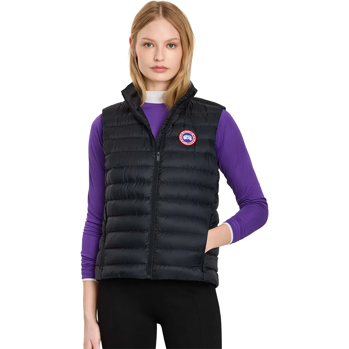 Женский жилет с утеплителем Aethera vest Canada Goose, черный