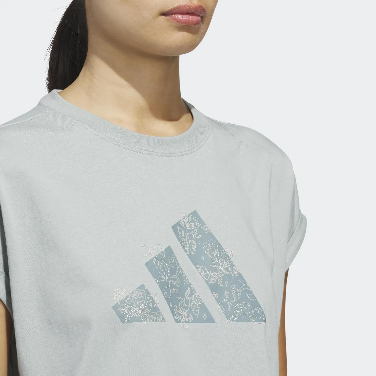 Женская футболка-кроп Adidas — фото 3
