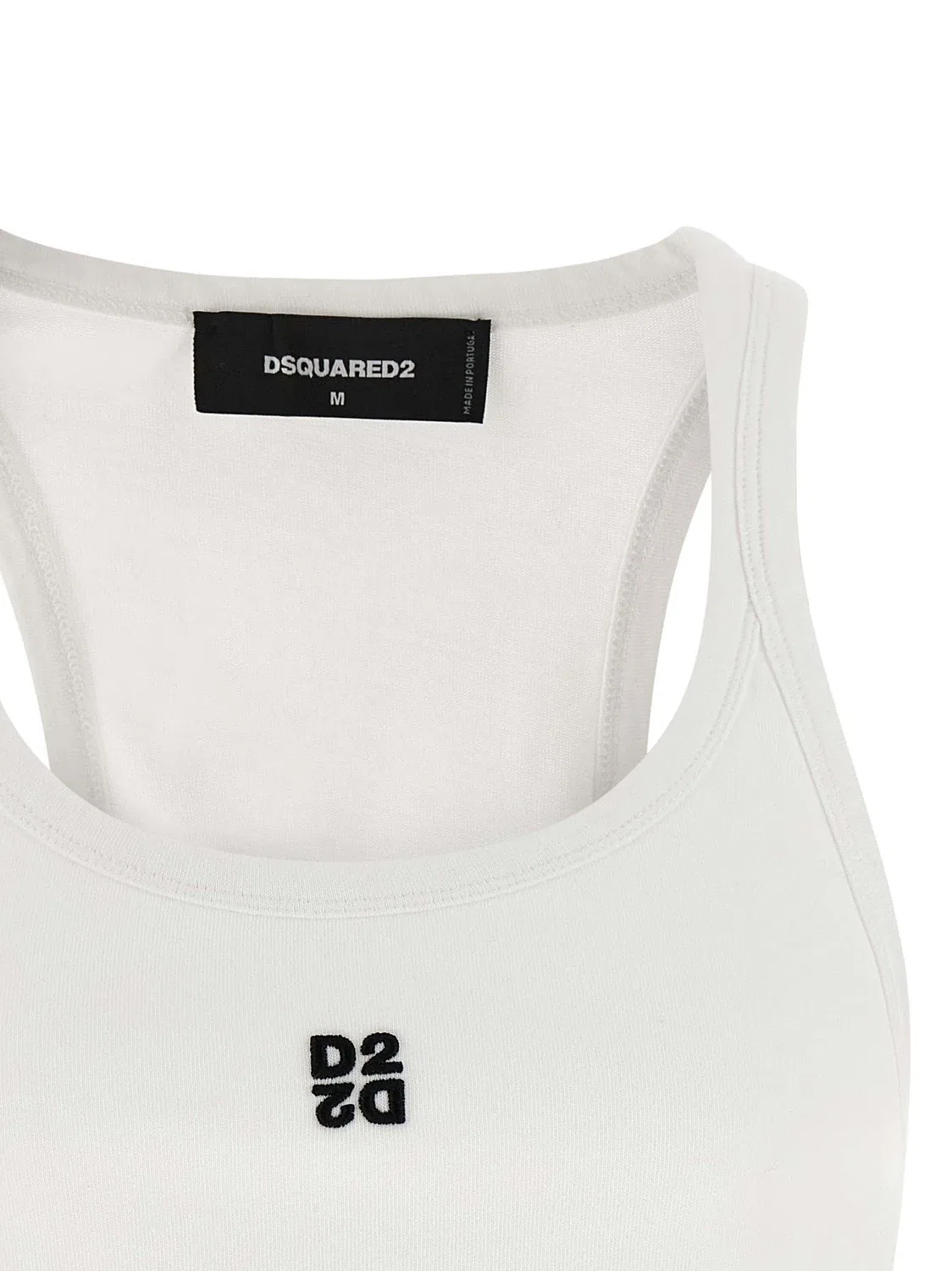 Майка D2 Upside Down DSQUARED2, белый — фото 3