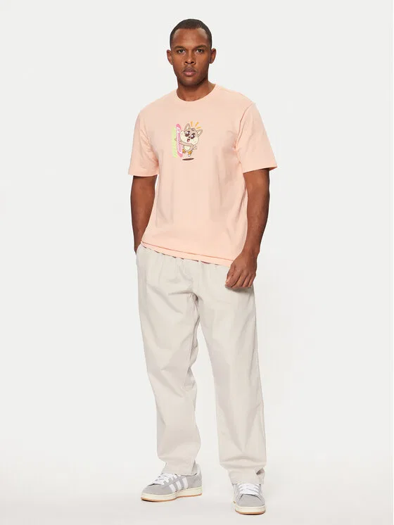 Футболка regular fit Kawaii Adidas, розовый — фото 2